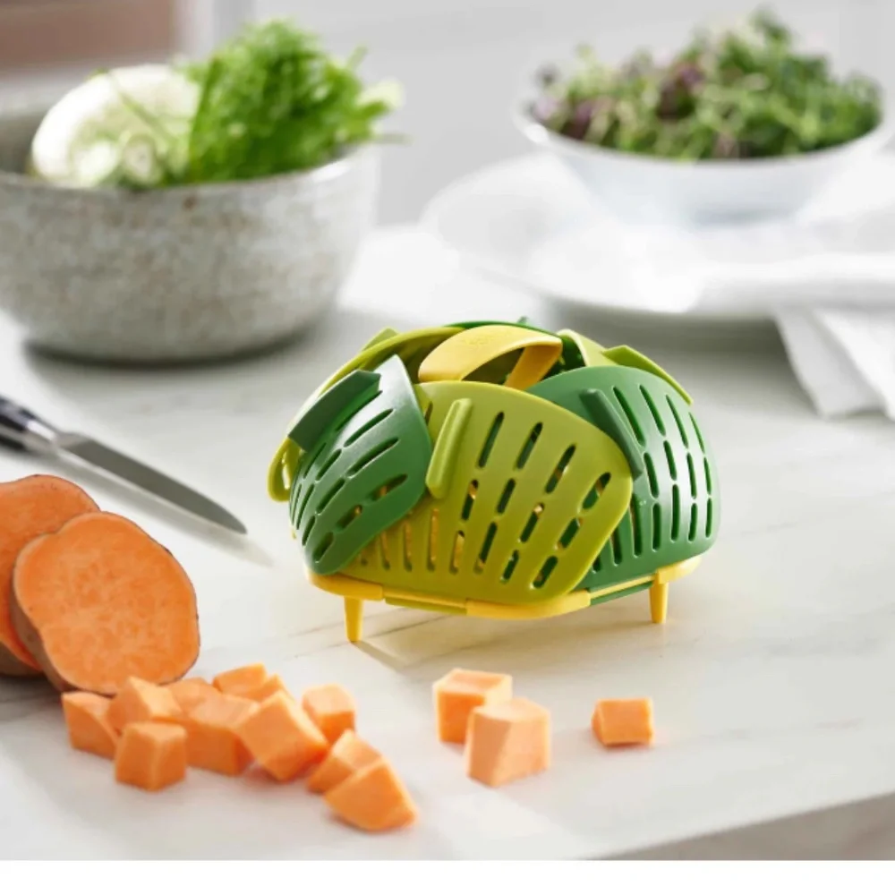 Bloom Green Folding Steamer Basket - Picture 3 of 6